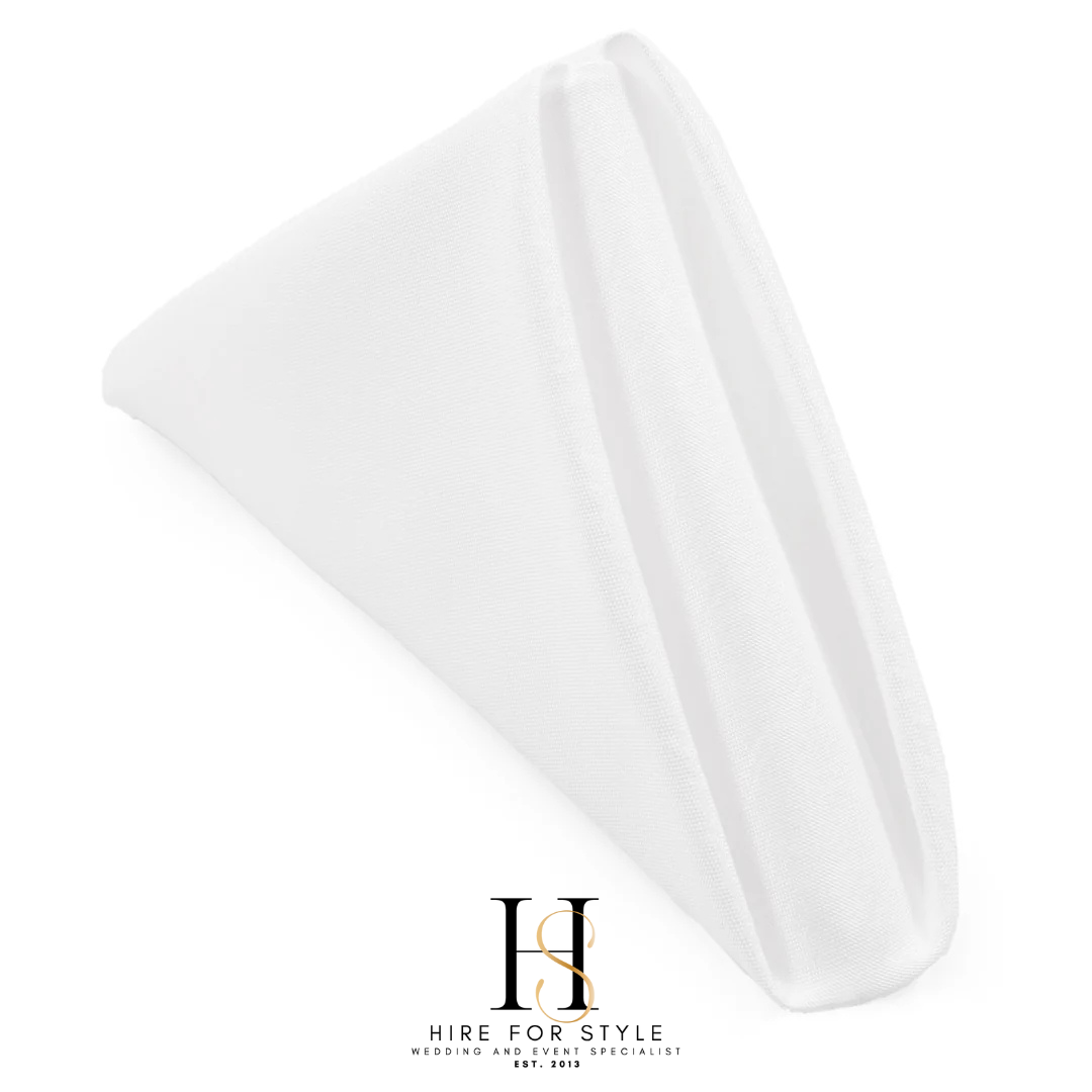 White Event Napkin HIRE