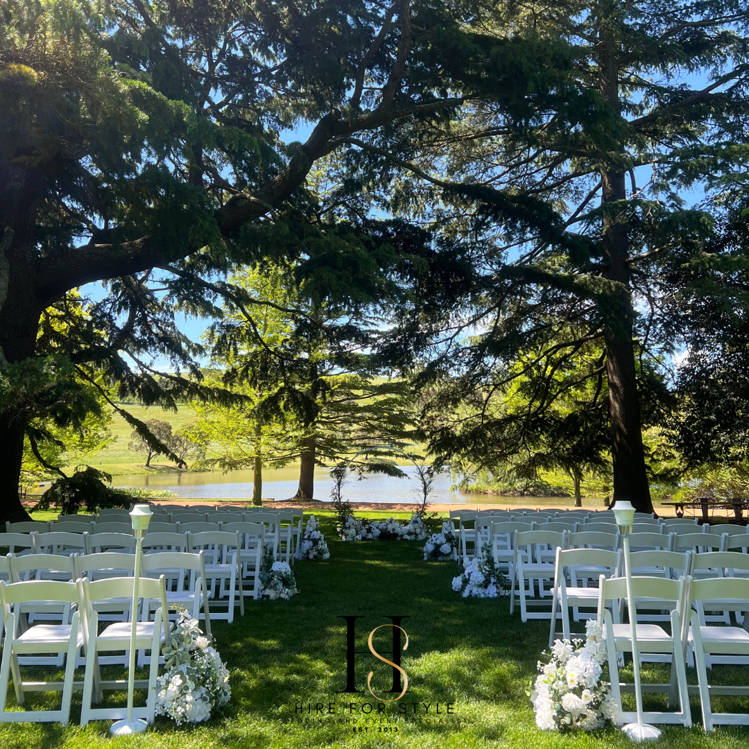 Single Hoop Alter with Chairs Ceremony Package