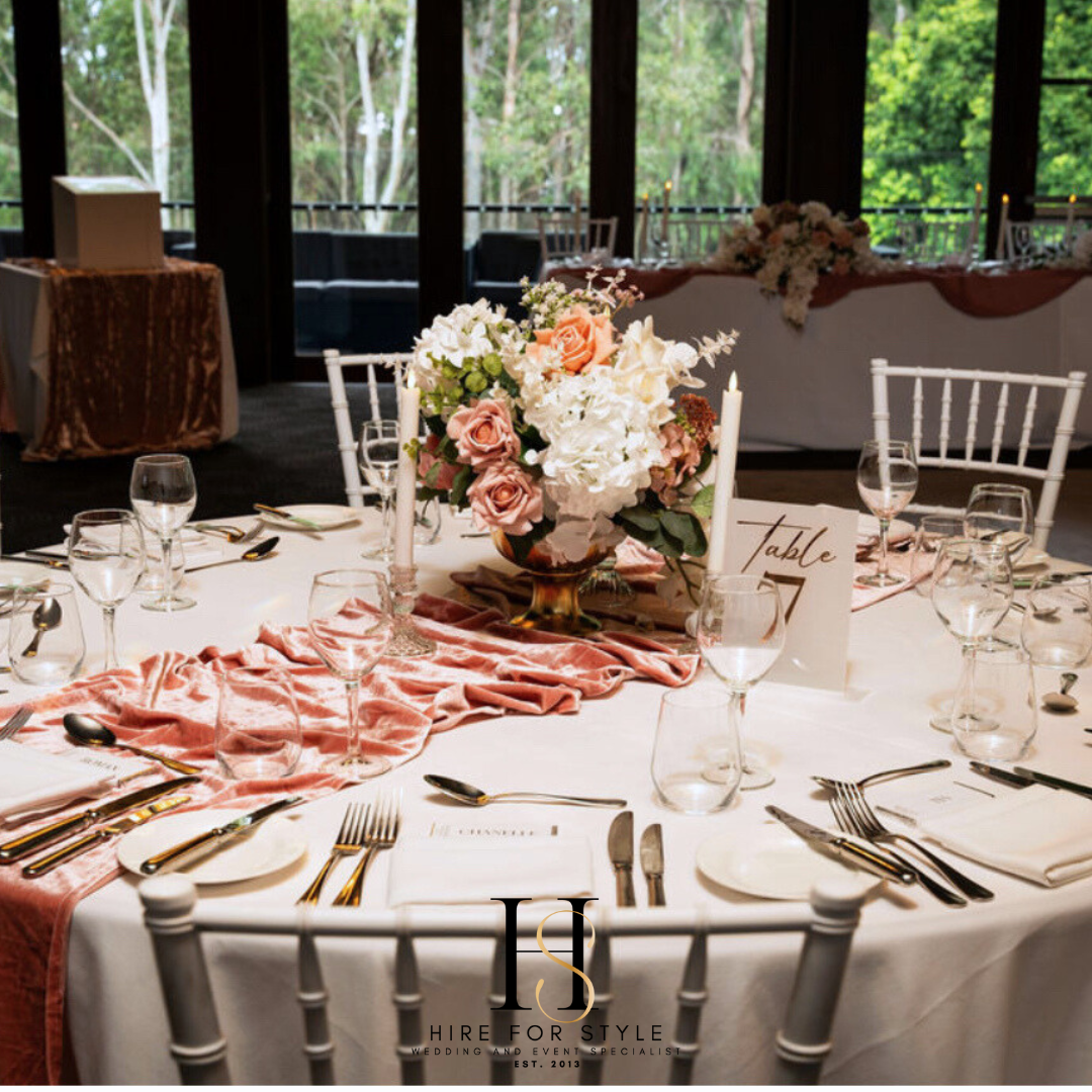 Faux Floral Compote Centrepiece with Taper Candles