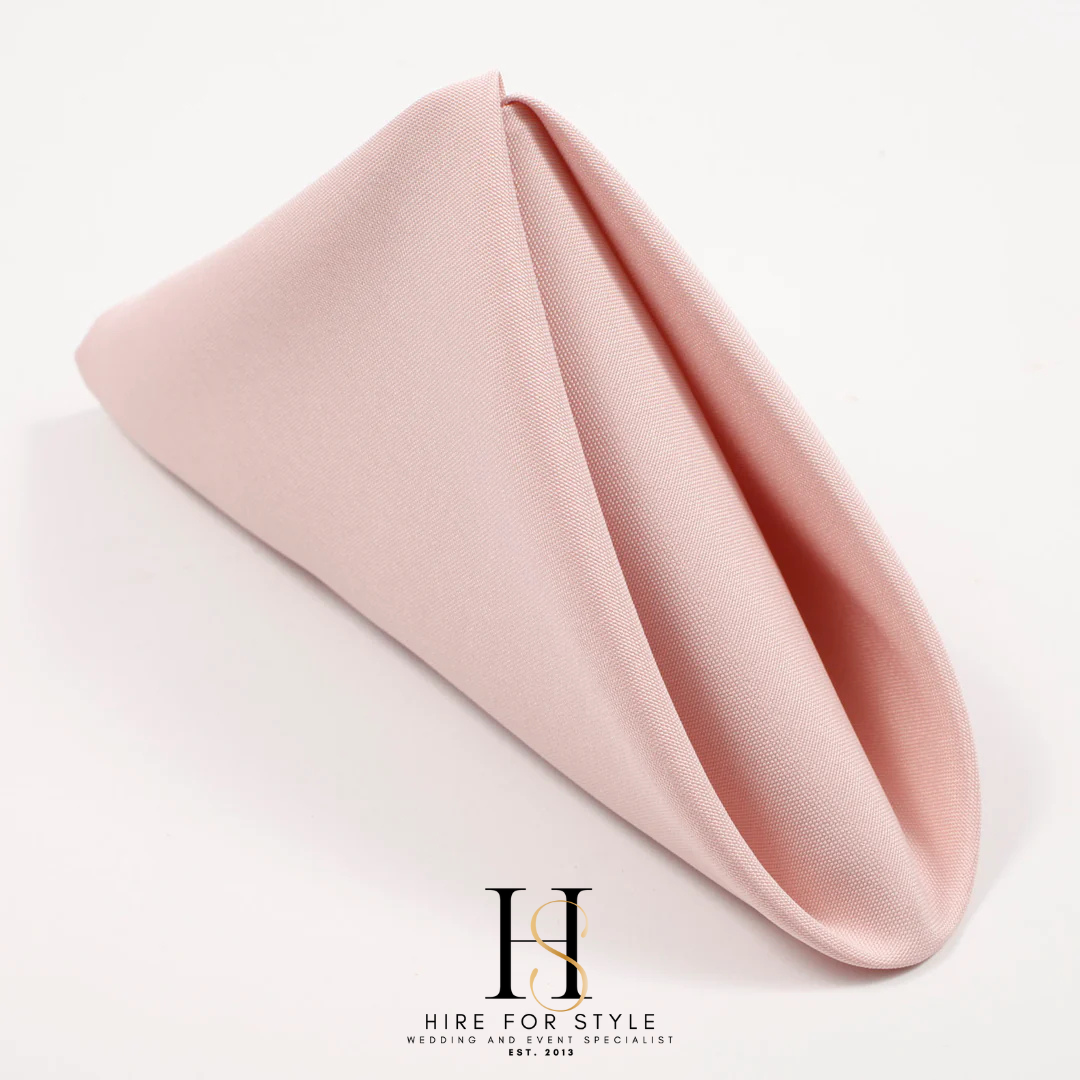 Blush Pink Event Napkin HIRE
