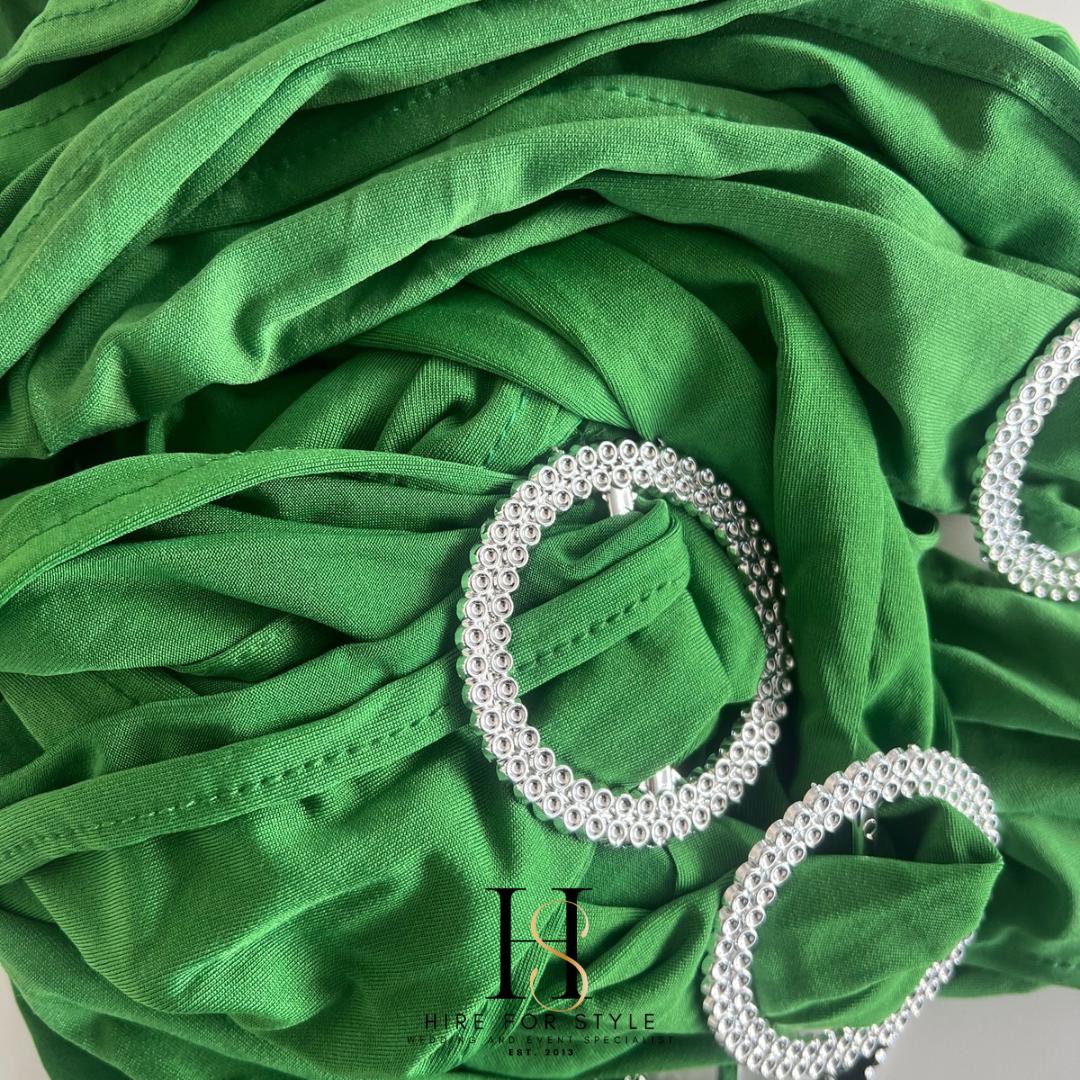 Green Lycra Chair Band HIRE