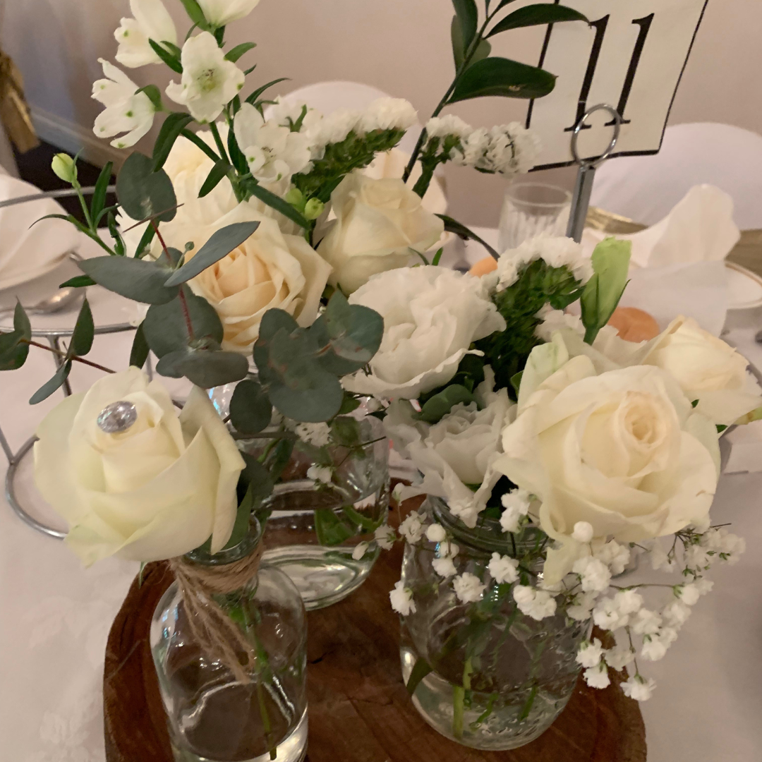 Rustic Fresh Floral Centrepiece