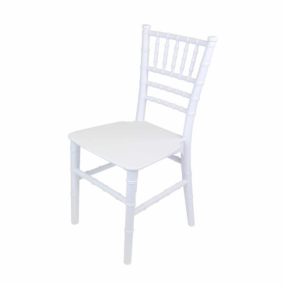 White Tiffany Child Chair HIRE
