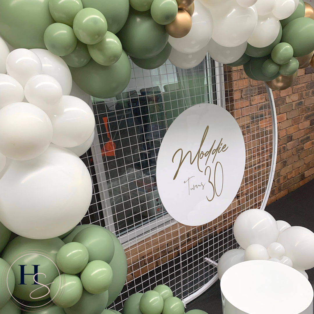 Eucalyptus Green Balloon Garland Package
