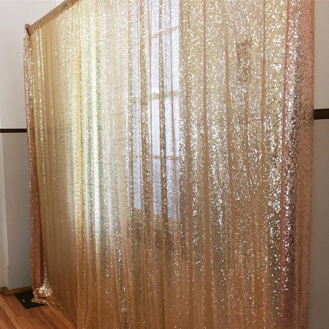 Gold Sequin Backdrop HIRE