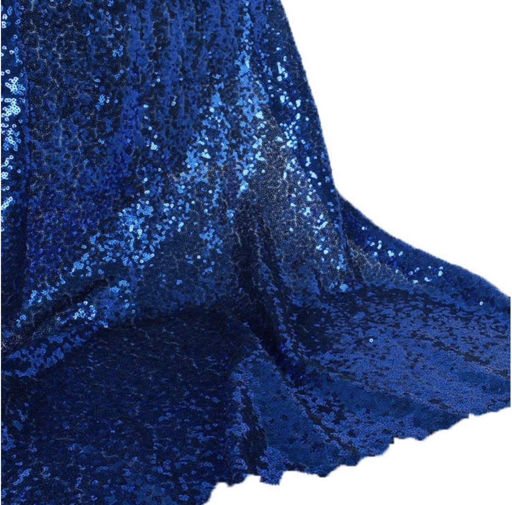 Blue Sequin Backdrop HIRE