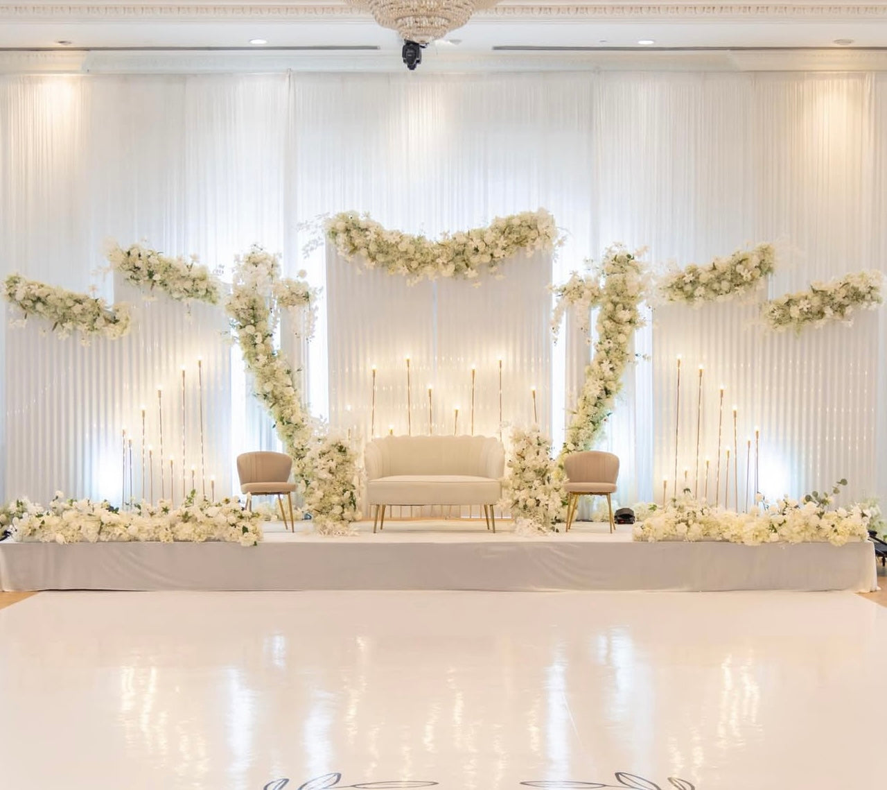 Grand Ripple Backdrop Bridal Package 002