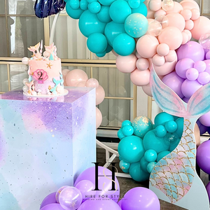 Mermaid Themed Balloon Garland Package