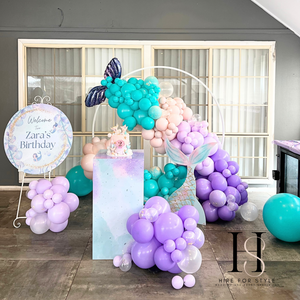 Mermaid Themed Balloon Garland Package