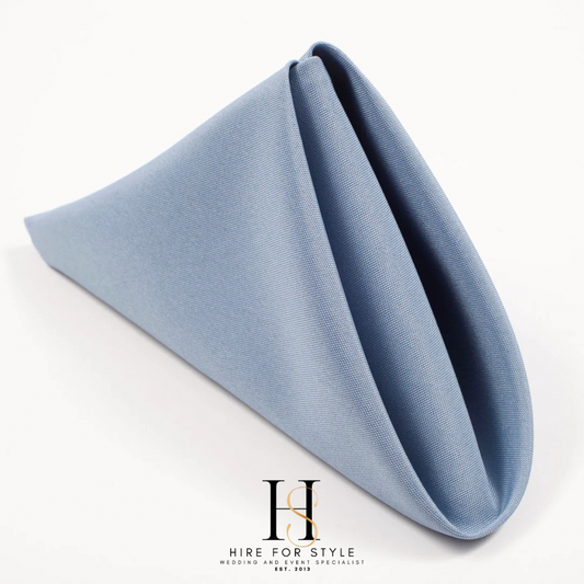 Dusty Blue Event Napkin Hire