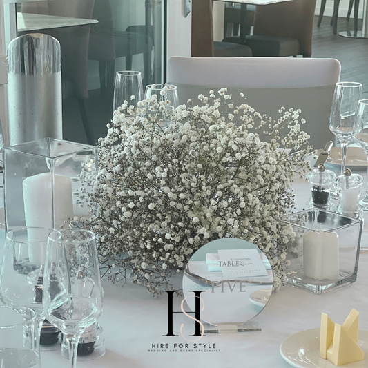 Silver Table Numbers