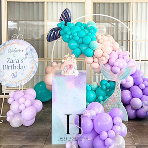 Mermaid Themed Balloon Garland Package