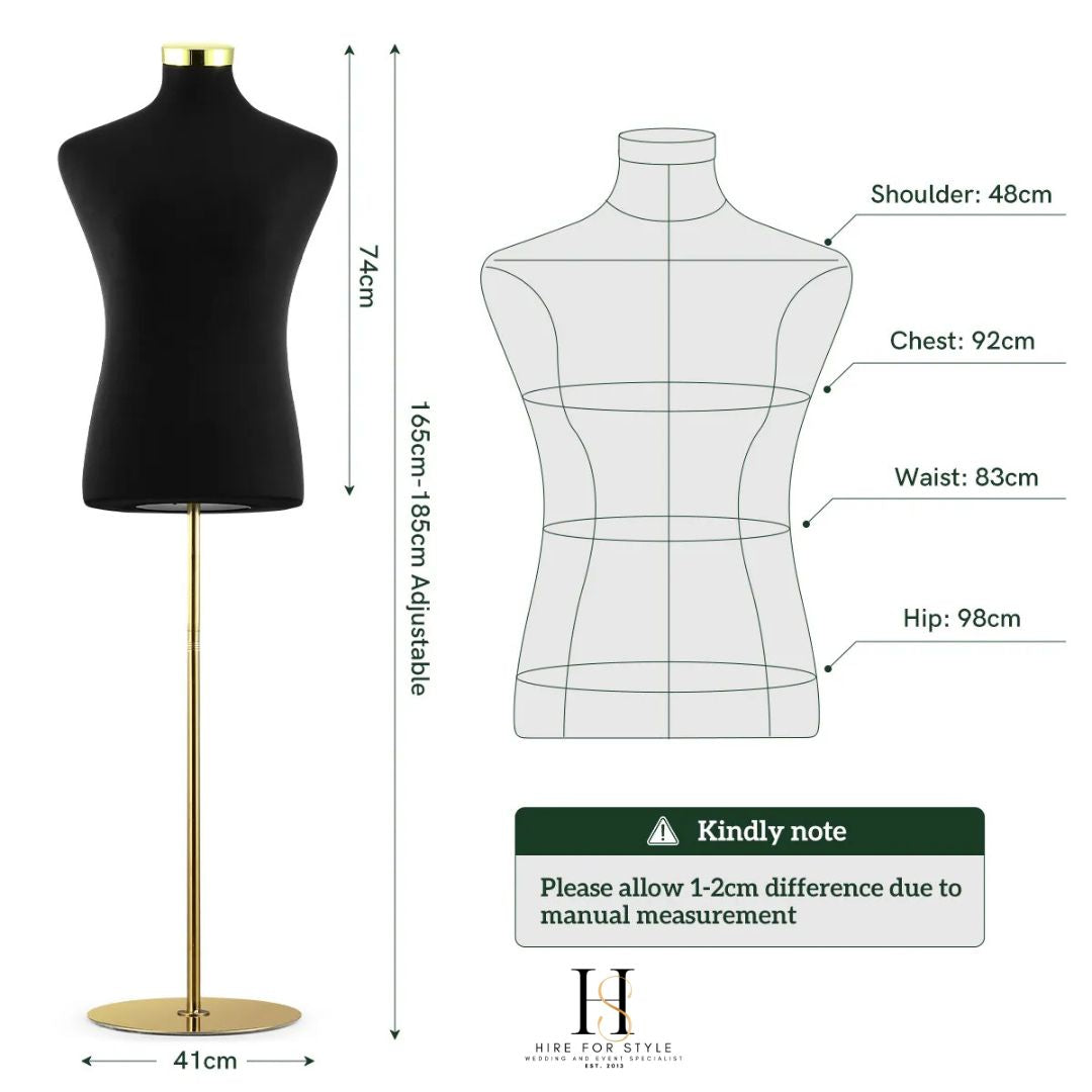 Male Mannequin Torso Display HIRE