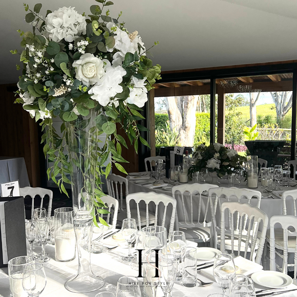 Tall Trumpet Vase Floral Centrepiece