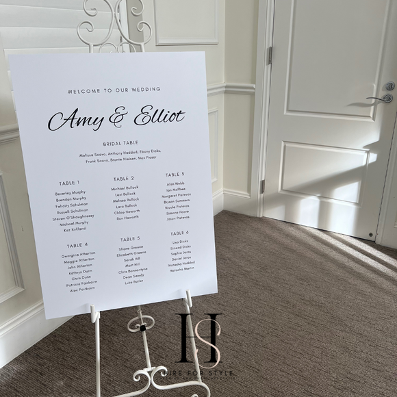 Wedding & Event Seating Chart