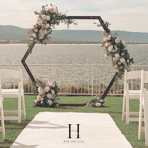 Hexagon Wedding Arbour Hire