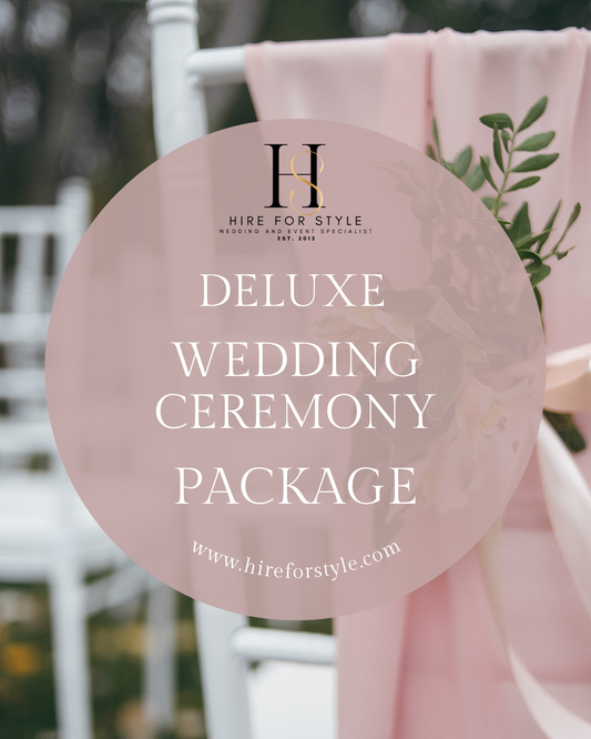 Deluxe Wedding Package 004 with Tiffany Chair