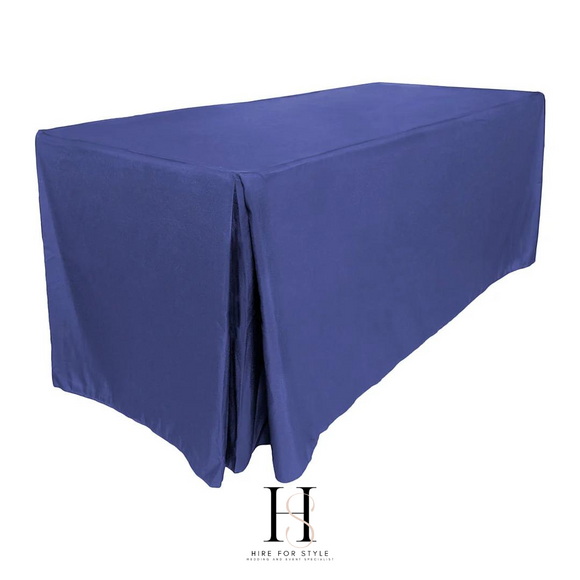 Navy Blue Fitted 6ft Tablecloth