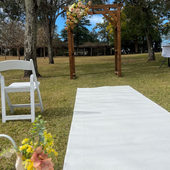 W101 Macarthur Park Wedding Ceremony Package with Large Wooden Arbour & Chairs