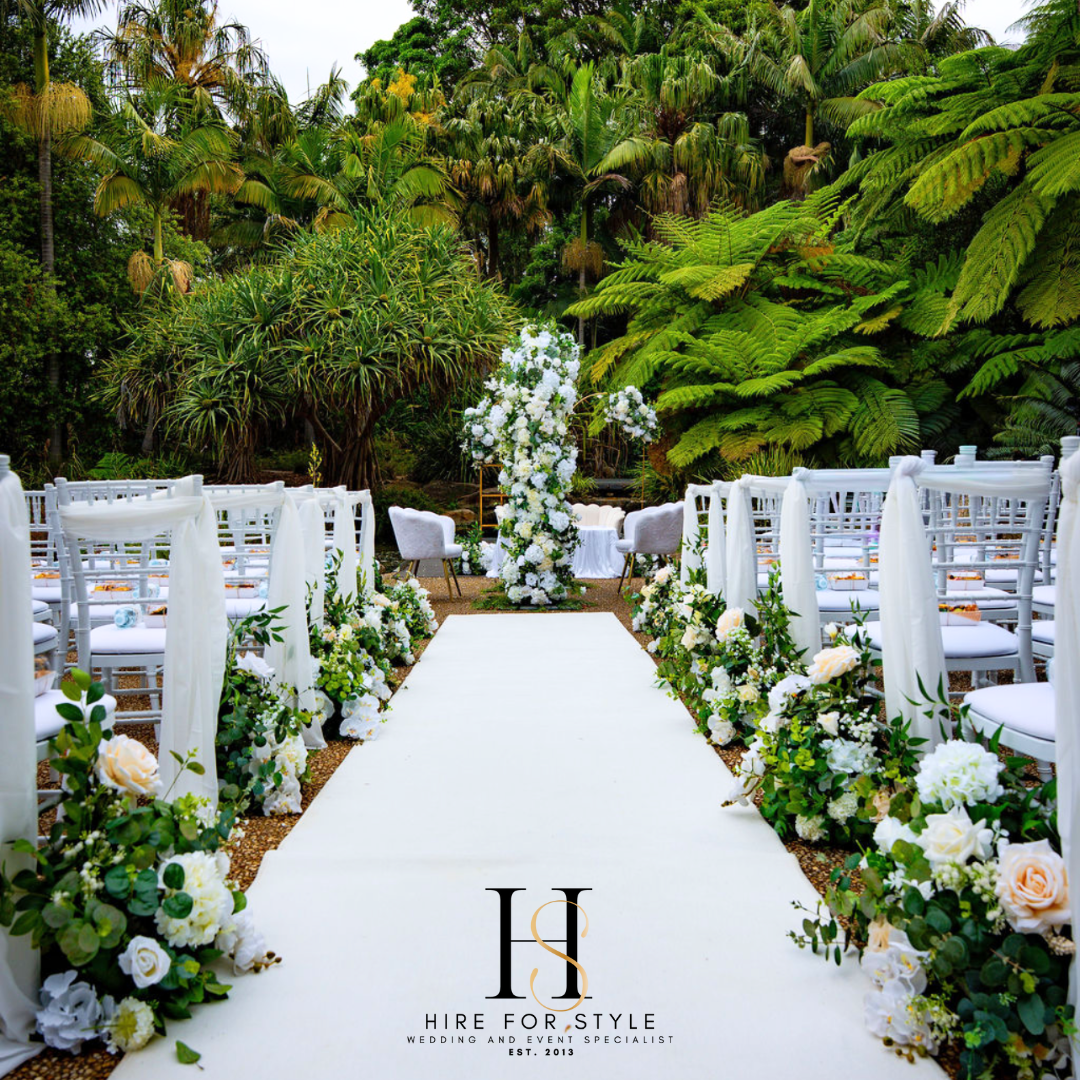 Faux Silk Floral Class - Inner Aisle Arrangement - Evening