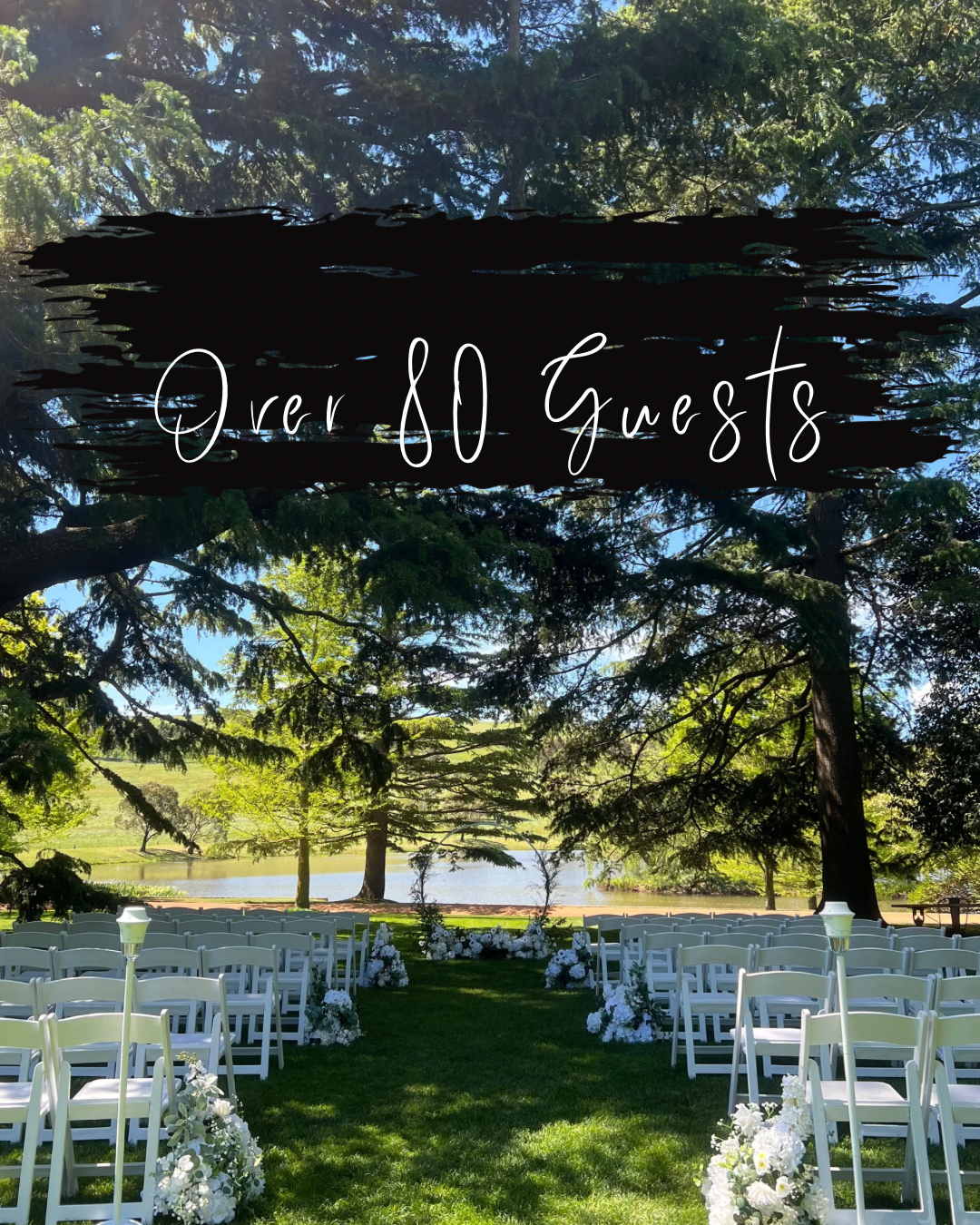 Complete Wedding Ceremony Package for 80 Guests