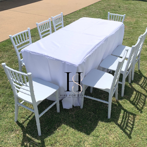 White Tiffany Child Chair HIRE