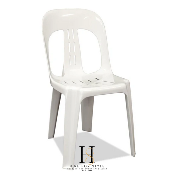 White Plastic Chair HIRE