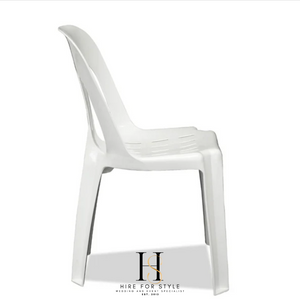 White Plastic Chair HIRE