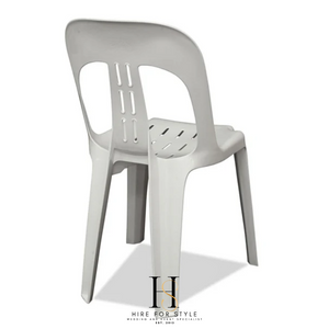 White Plastic Chair HIRE