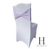 Lavender Lycra Chair Band HIRE