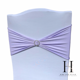 Lavender Lycra Chair Band HIRE