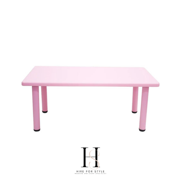 Children’s Pink Table HIRE
