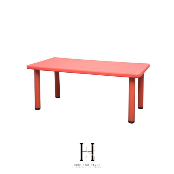 Children’s Red Table HIRE