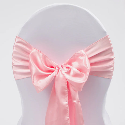 Light Pink Satin Sash