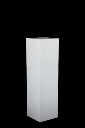 Square Large White Plinth 90cmH