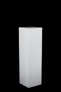 Square Large White Plinth 90cmH