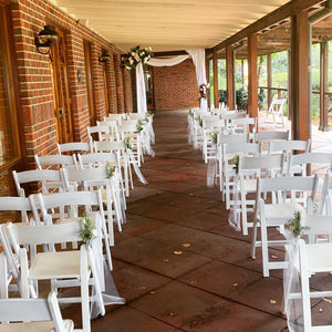 Simple Yet Elegant Wedding Ceremony Package with Gladiator Chairs