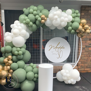 Eucalyptus Green Balloon Garland Package