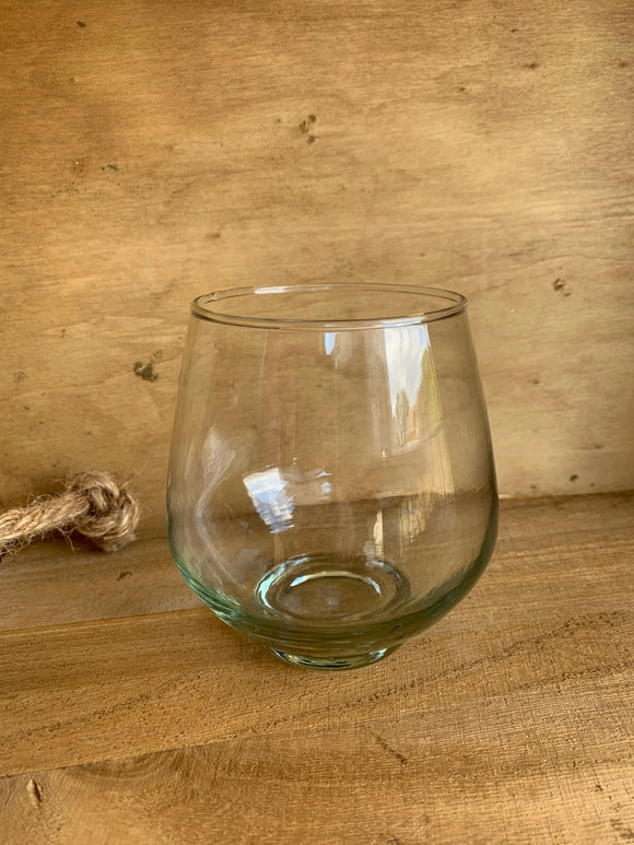 Glass Votive Candle Holder or Small Vase HIRE