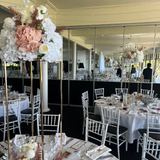 Tall Flower Stand with Double Floral Centerpiece