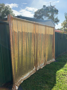 Perfect for Gatsby Theme - Gold Sequin Backdrop HIRE