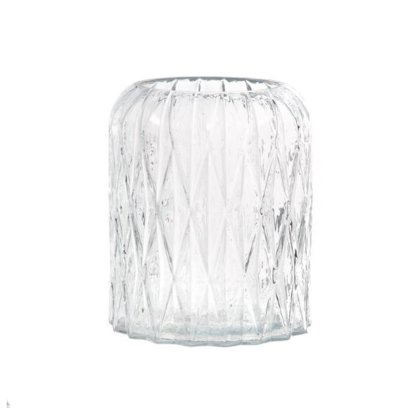 Glass Isabella Vase Clear HIRE