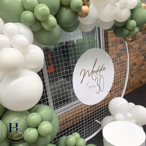 Eucalyptus Green Balloon Garland Package