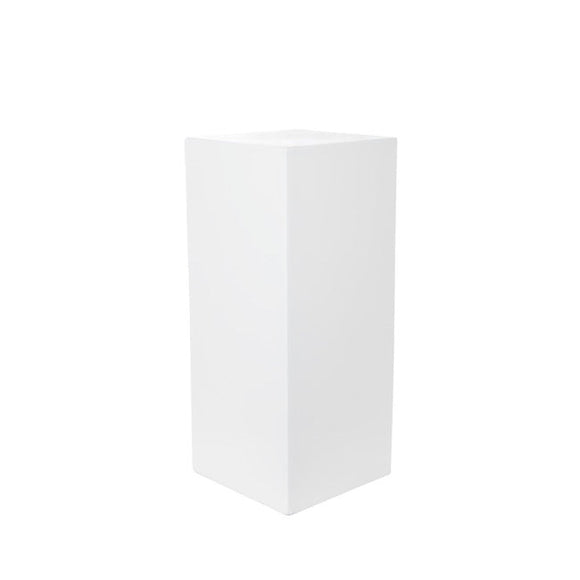 Square Small White Plinth 60cmH HIRE