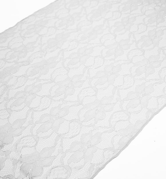 Table Runner White Lace HIRE