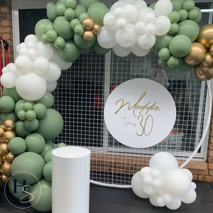 Eucalyptus Green Balloon Garland Package