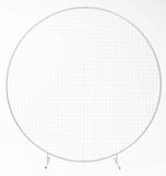 White Round Mesh Backdrop Wall HIRE