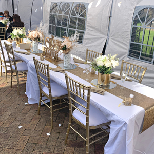 20 Guests - Tiffany Chairs & Tables