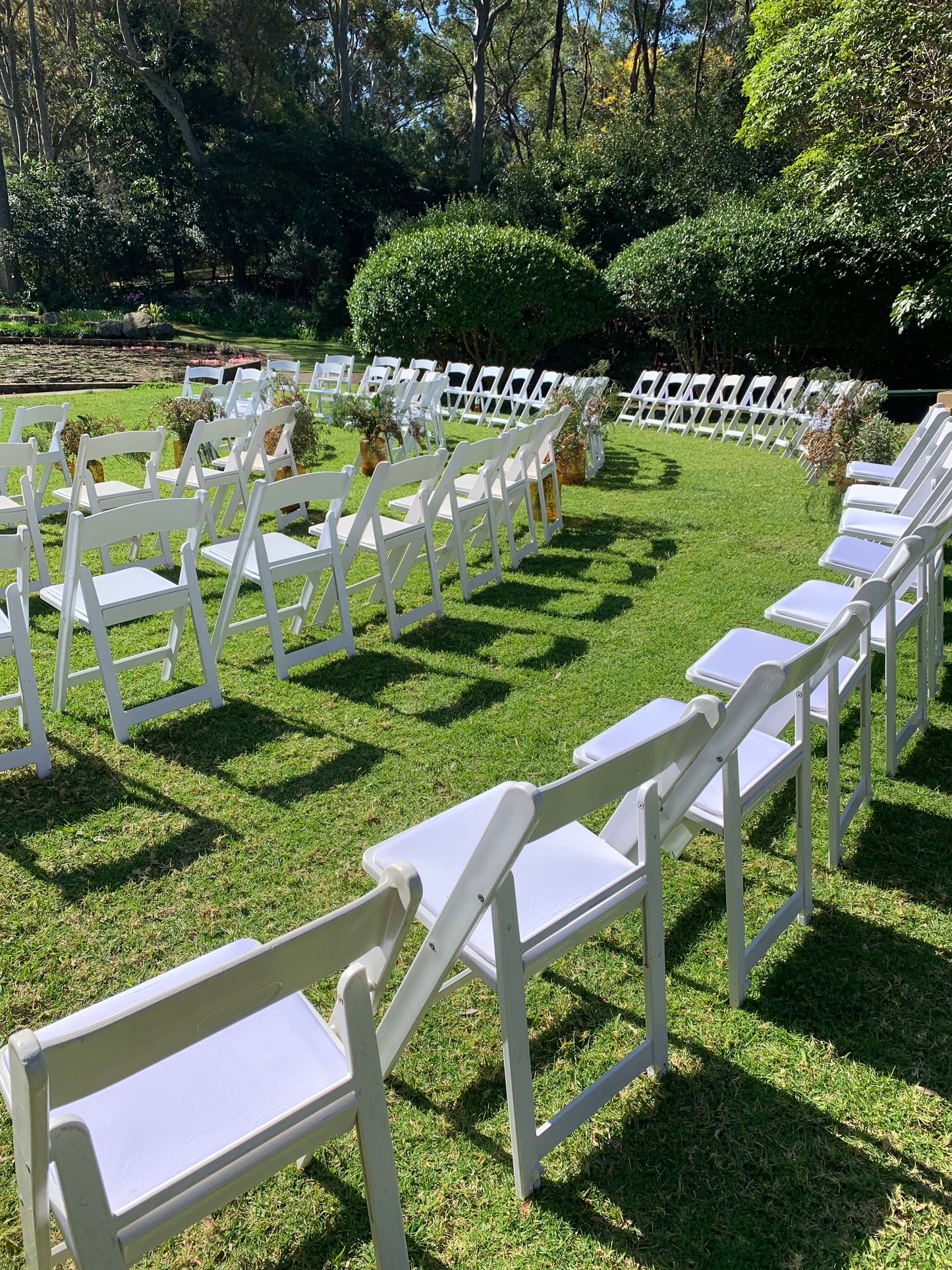 20 Guests - Gladiator Chairs & Tables