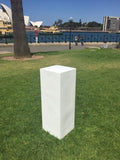Square Large White Plinth 90cmH